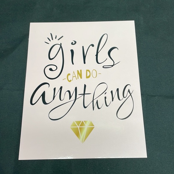 Girls Motivational Wall Decor Prints
Set of 4 Pink Gold Quotes
Office Dorm - Picture 4 of 6